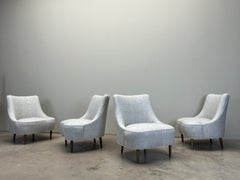 Four Tear Drop Chairs by Edward Wormley for Dunbar