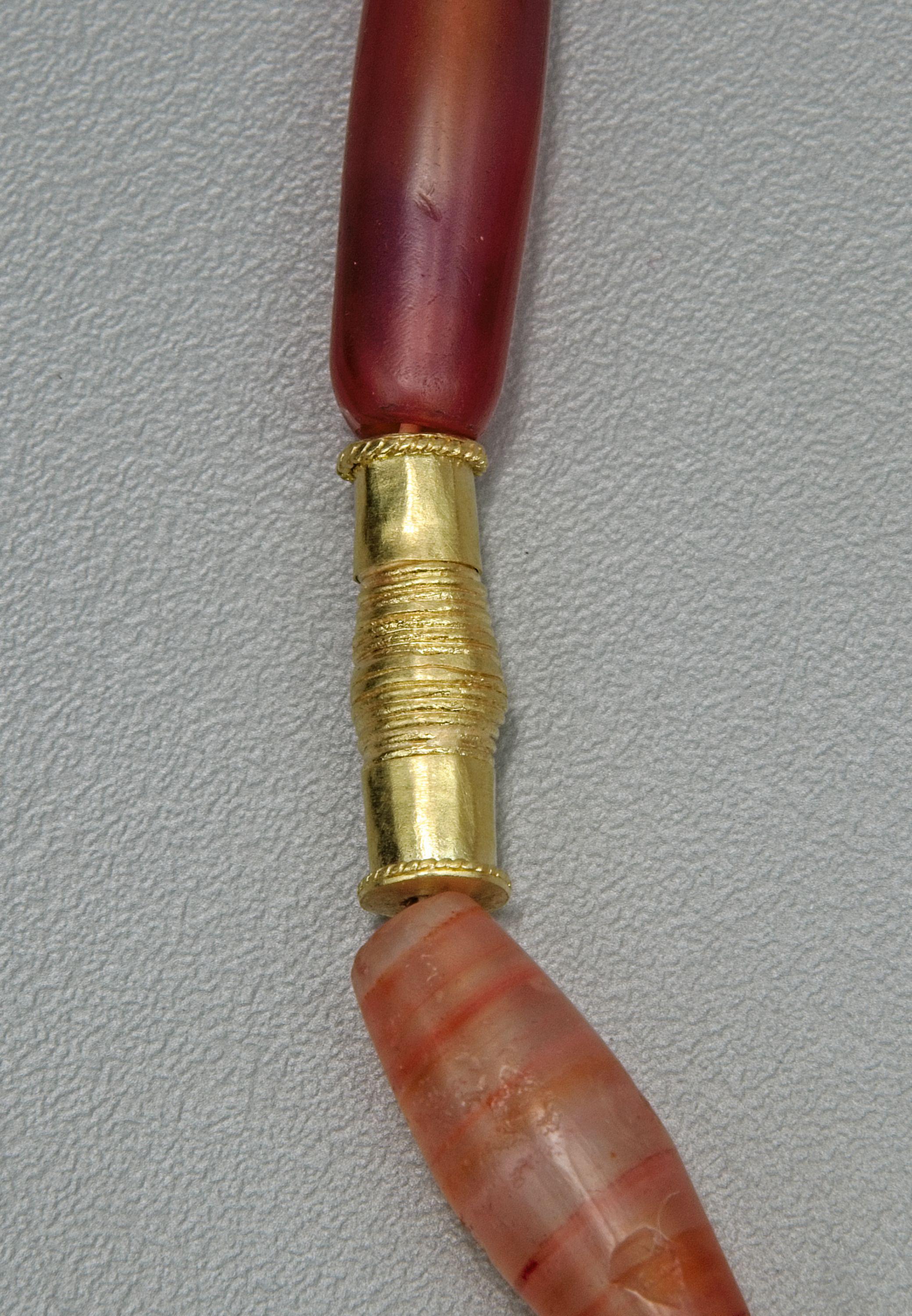 ancient carnelian beads