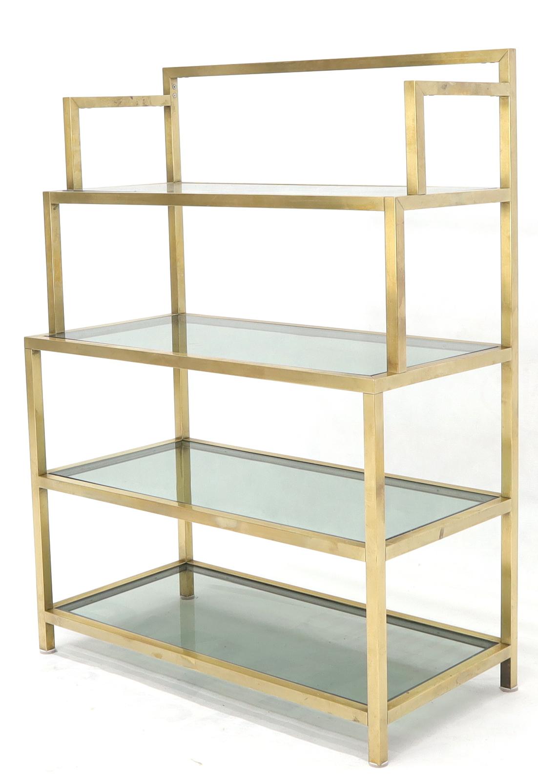 small glass shelves