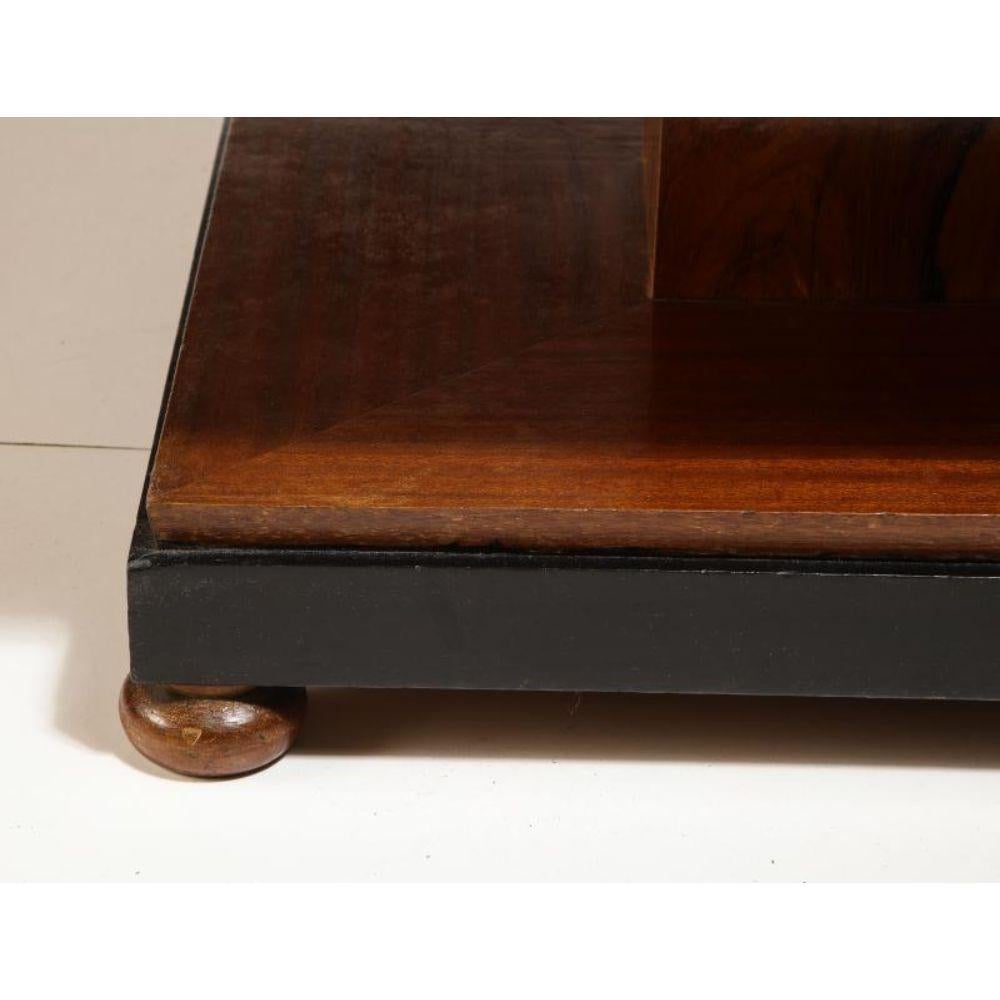 Four Tier Mahogany and Walnut Art Deco Side Table, France, c. 1930 For Sale 5
