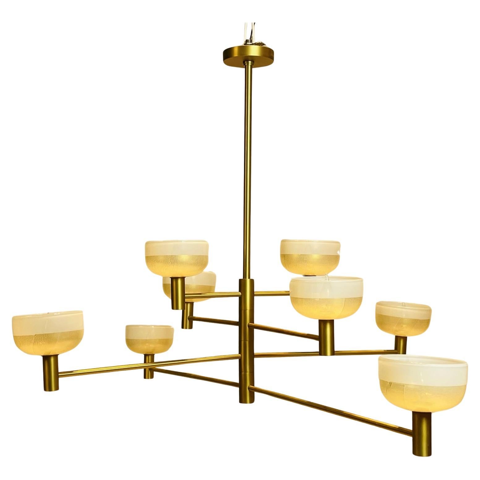 American Four-Tier Otto Luce Chandelier by Cartwright New York For Sale