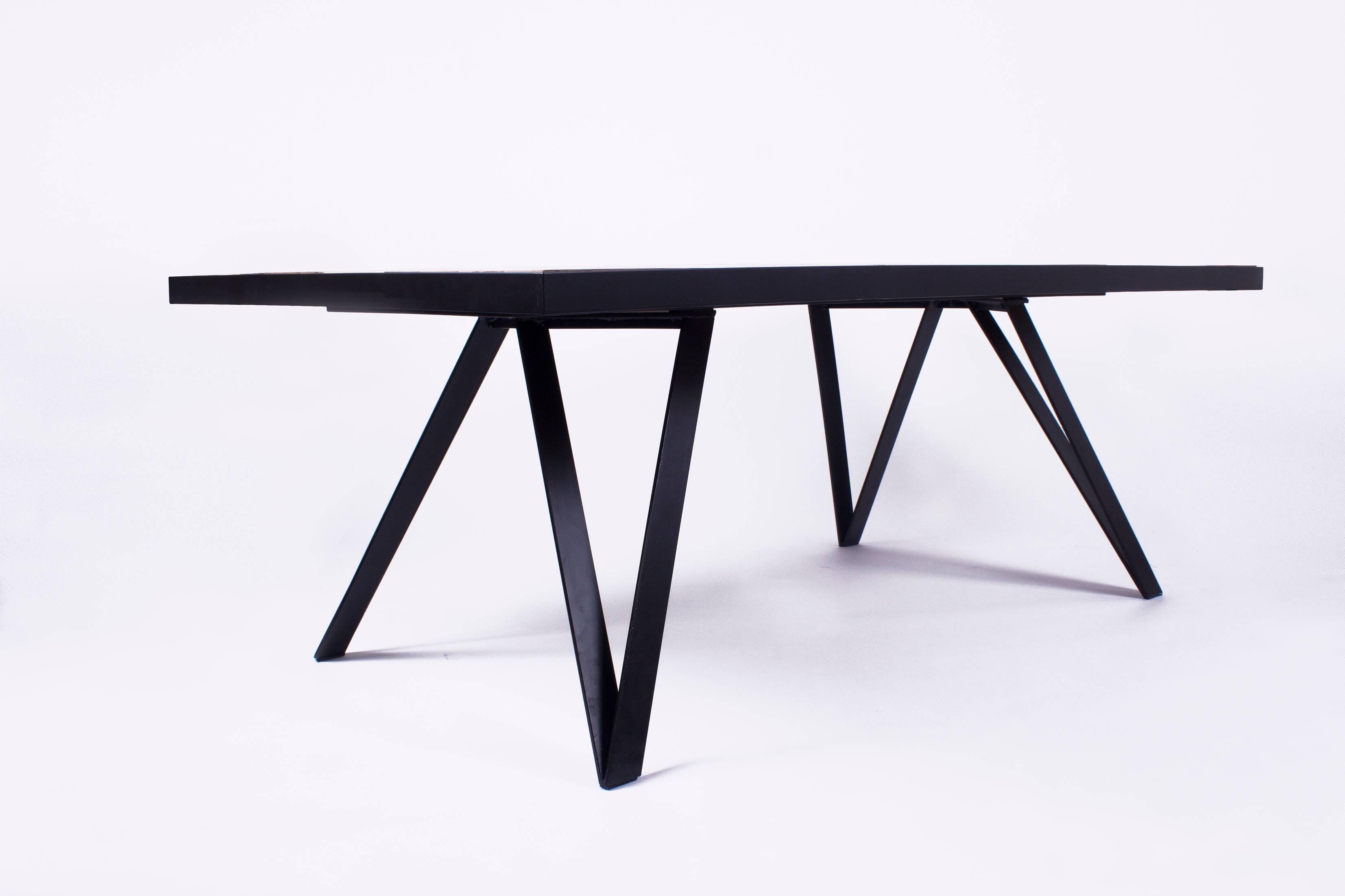 Parquetry Four to the Floor, Limited Edition Table by Francois Gustin for Spolia For Sale