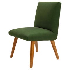 Vier gepolsterte Mid-Century Beistellstühle