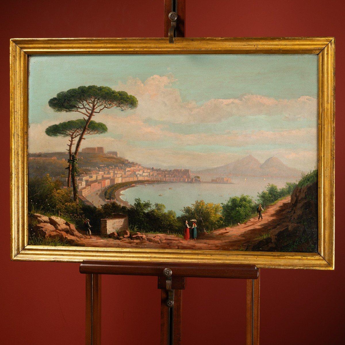 Quatre paysages de la baie de Naples.
Italie.
ca. 1816-1820.
h. 22,8 in. ; l. 32,6 in.

