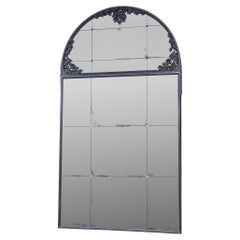 Four Very Large Mirrors in Iron Frame with Arches by Architect Viollet-le-Duc