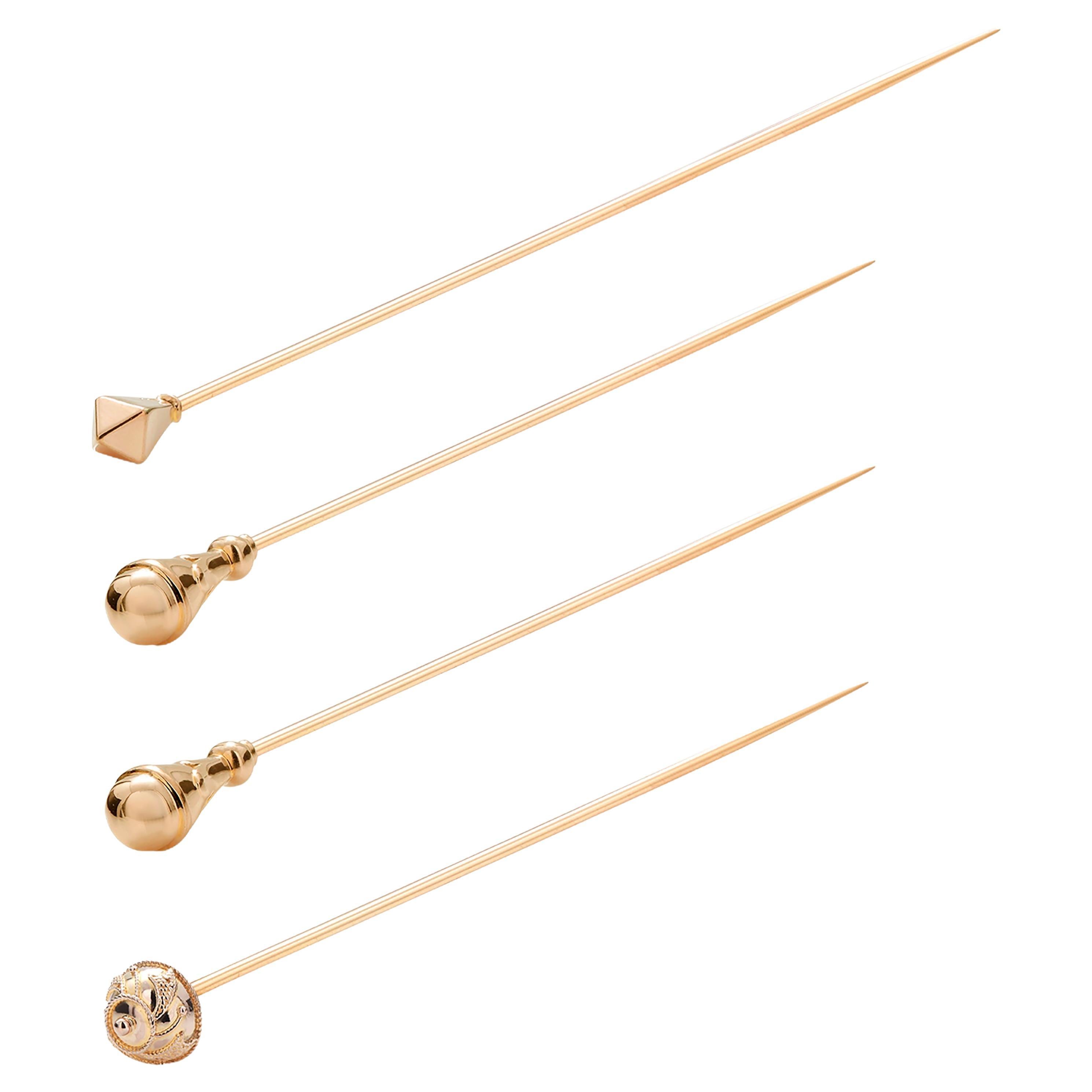 6 inches High Darice Hat Pins 6-inch-Gold 