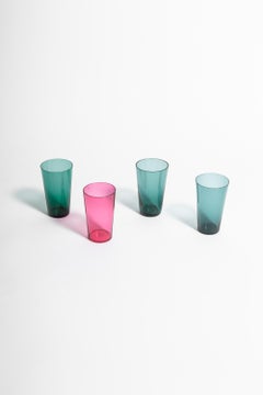 Four Victorian 'Pony' Glasses