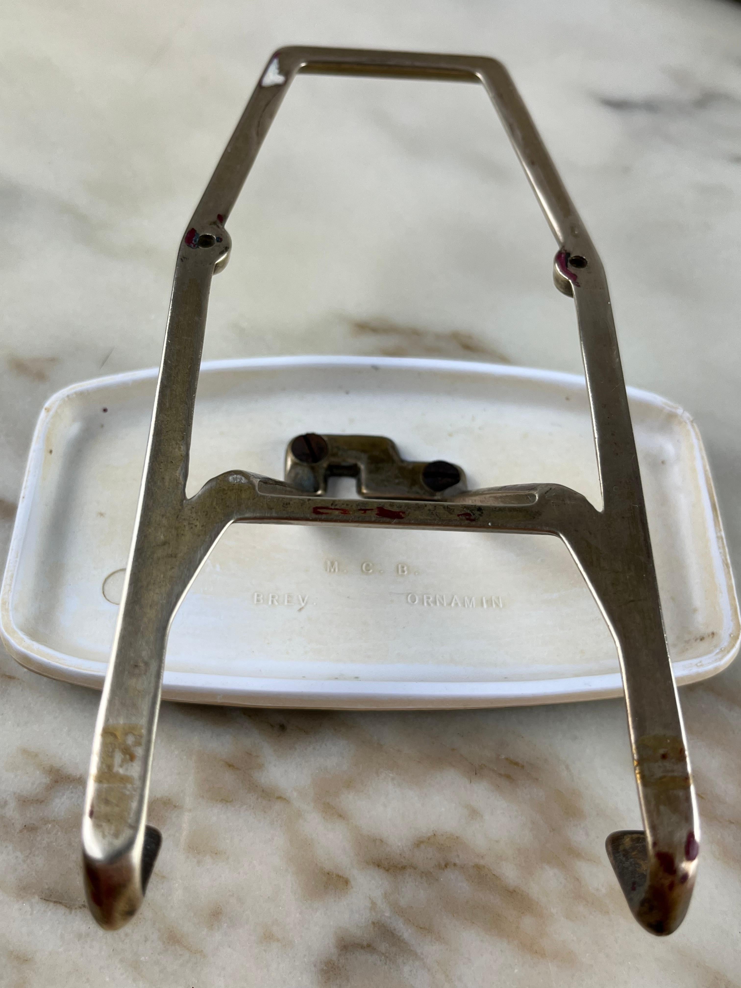 Four Vintage Brass Hangers, Italy, 1960s For Sale 1