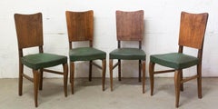 Four Vintage Dining Chairs to Be Re-Upholstered, French, circa 1950