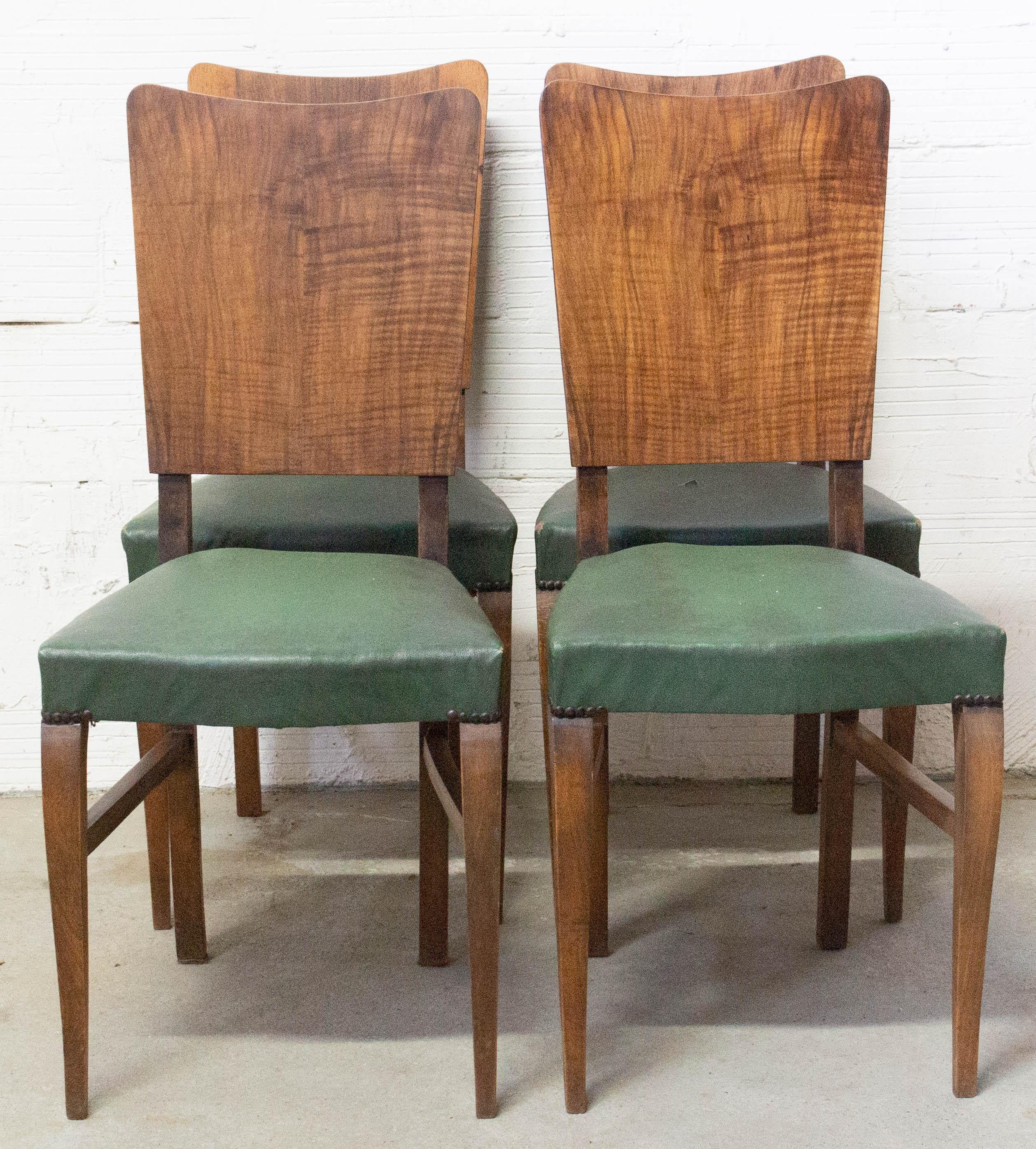 upholstered vintage chairs