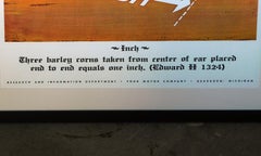 Four Vintage Educational Ford Motor Company Posters; Research & Information Dept