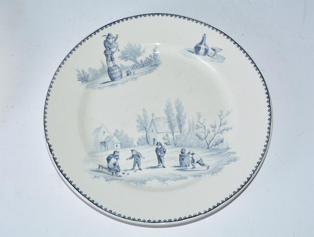 french vintage plates