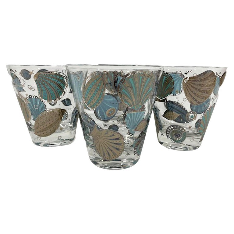 Four Vintage Briard Double Old Fashioned Glasses in the
