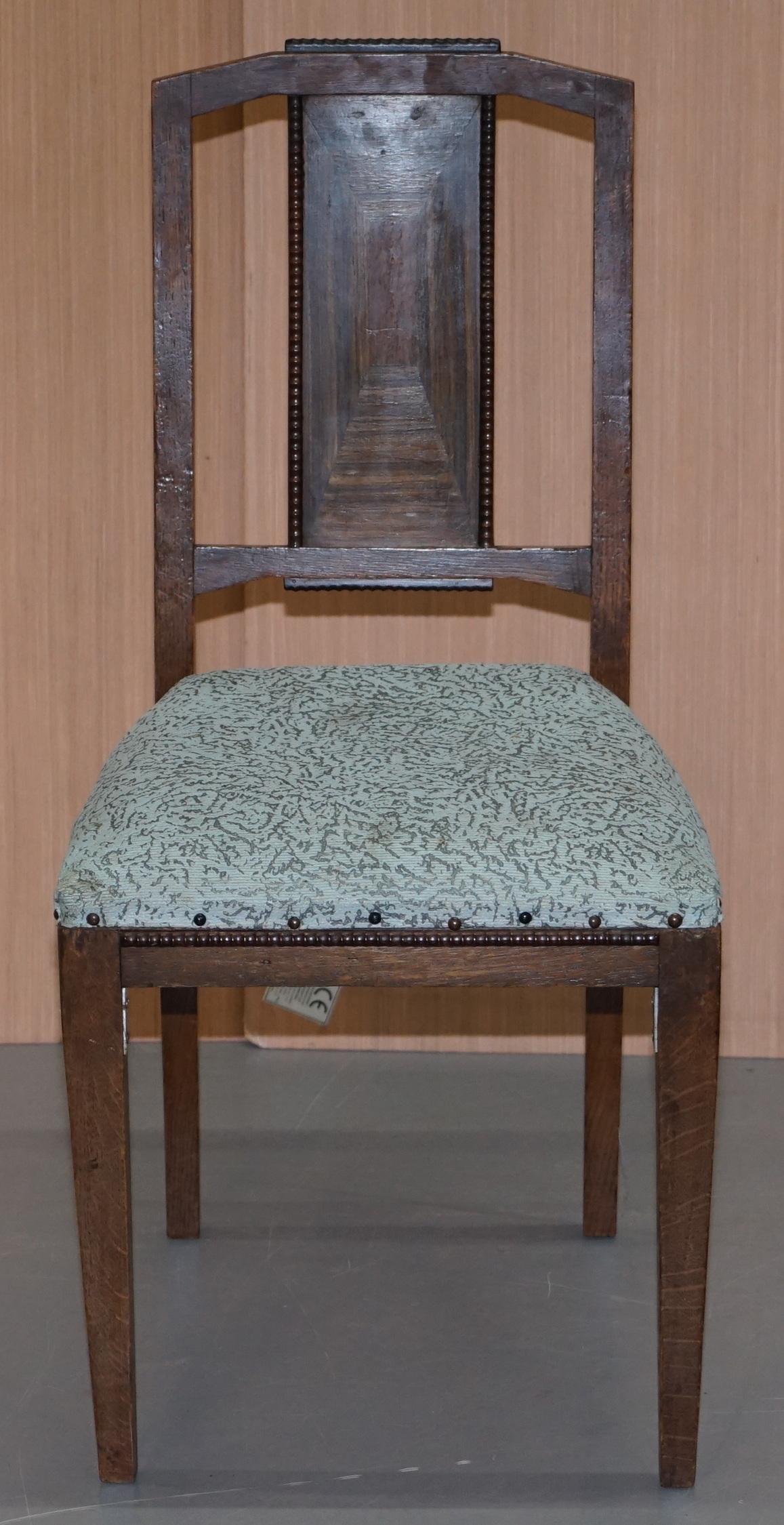 Quatre fauteuils vintage de William Morris pour Libertys, Londres, début du XXe siècle en vente 5