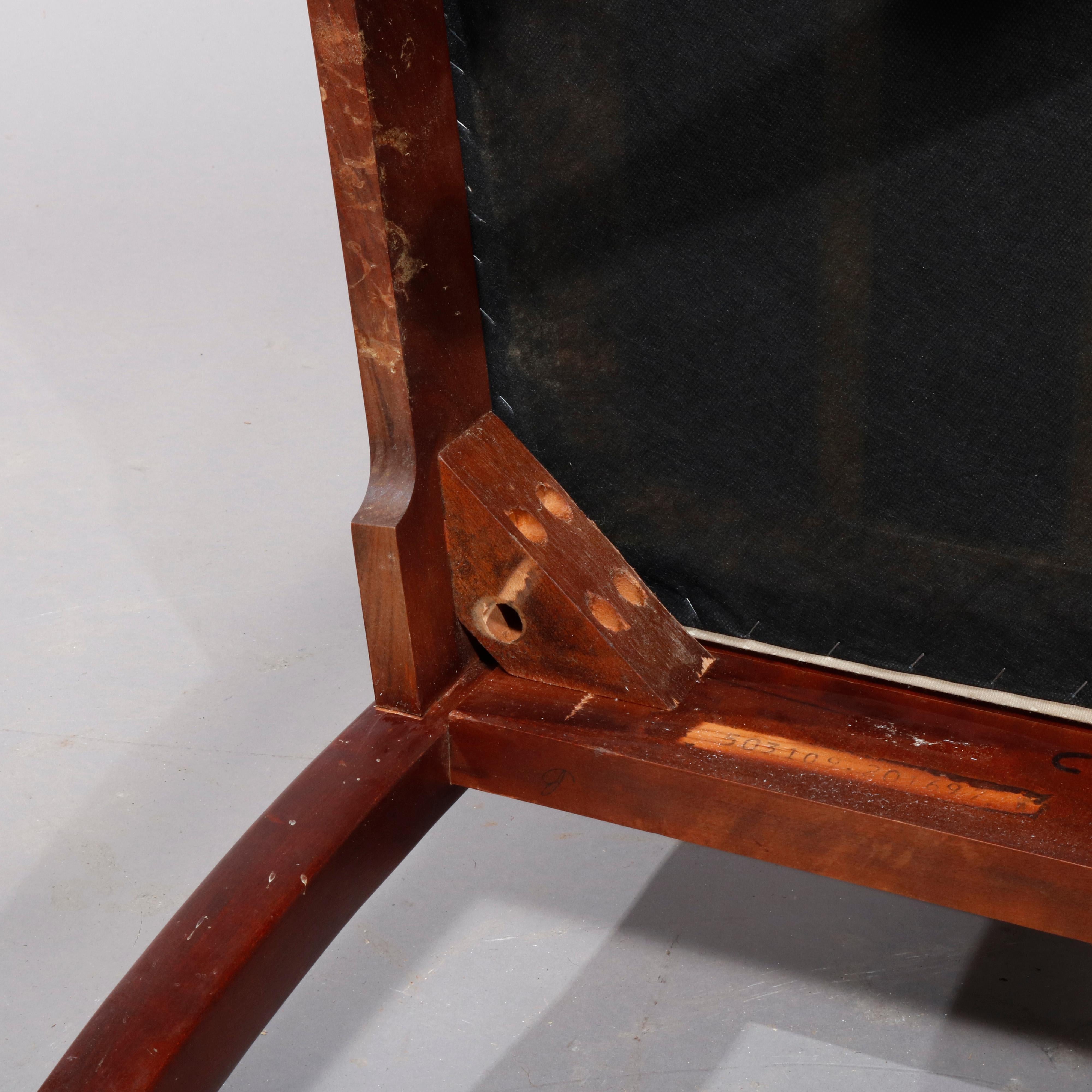 Four Vintage Pennsylvania House Cherry Queen Anne Style Dining Chairs 4