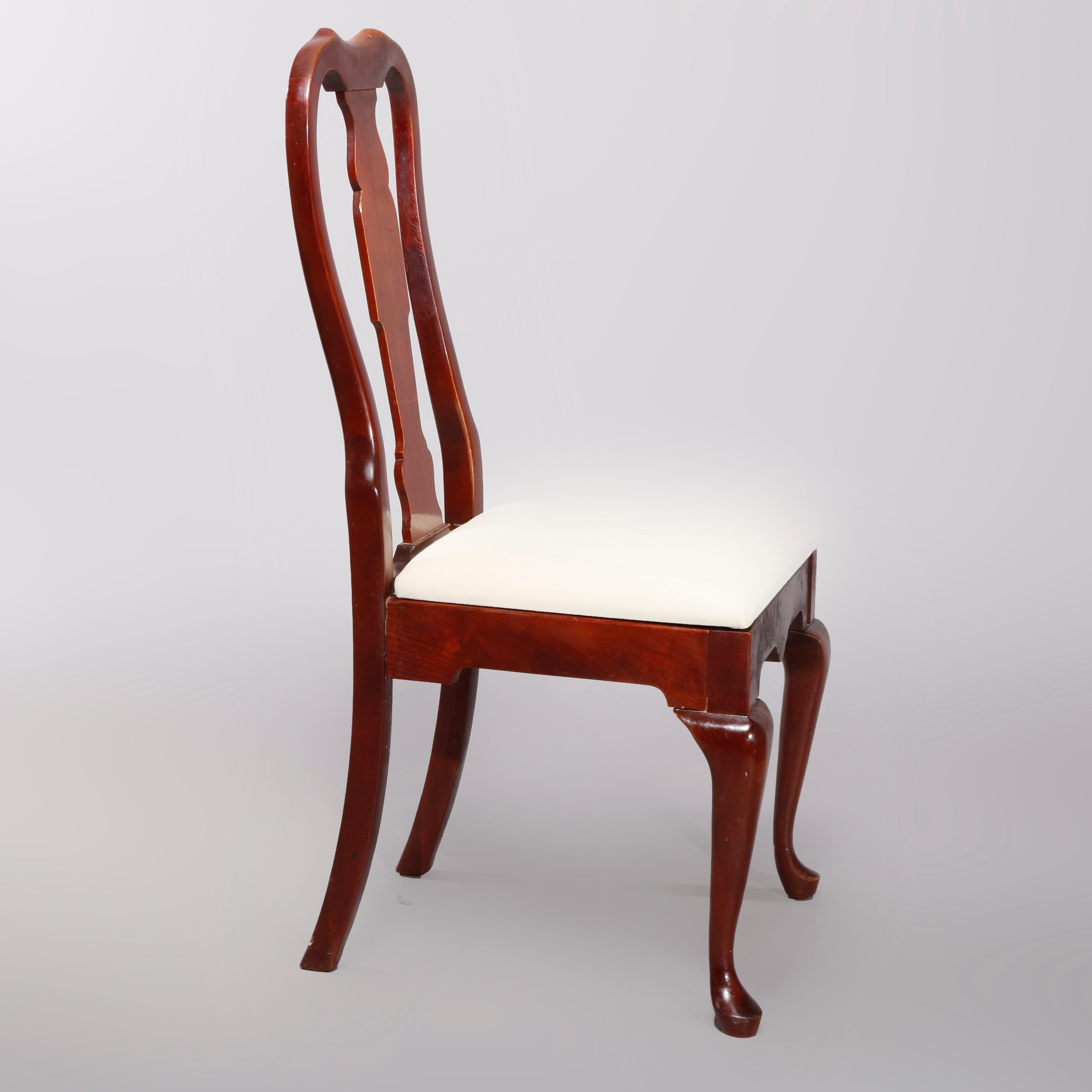 American Four Vintage Pennsylvania House Cherry Queen Anne Style Dining Chairs
