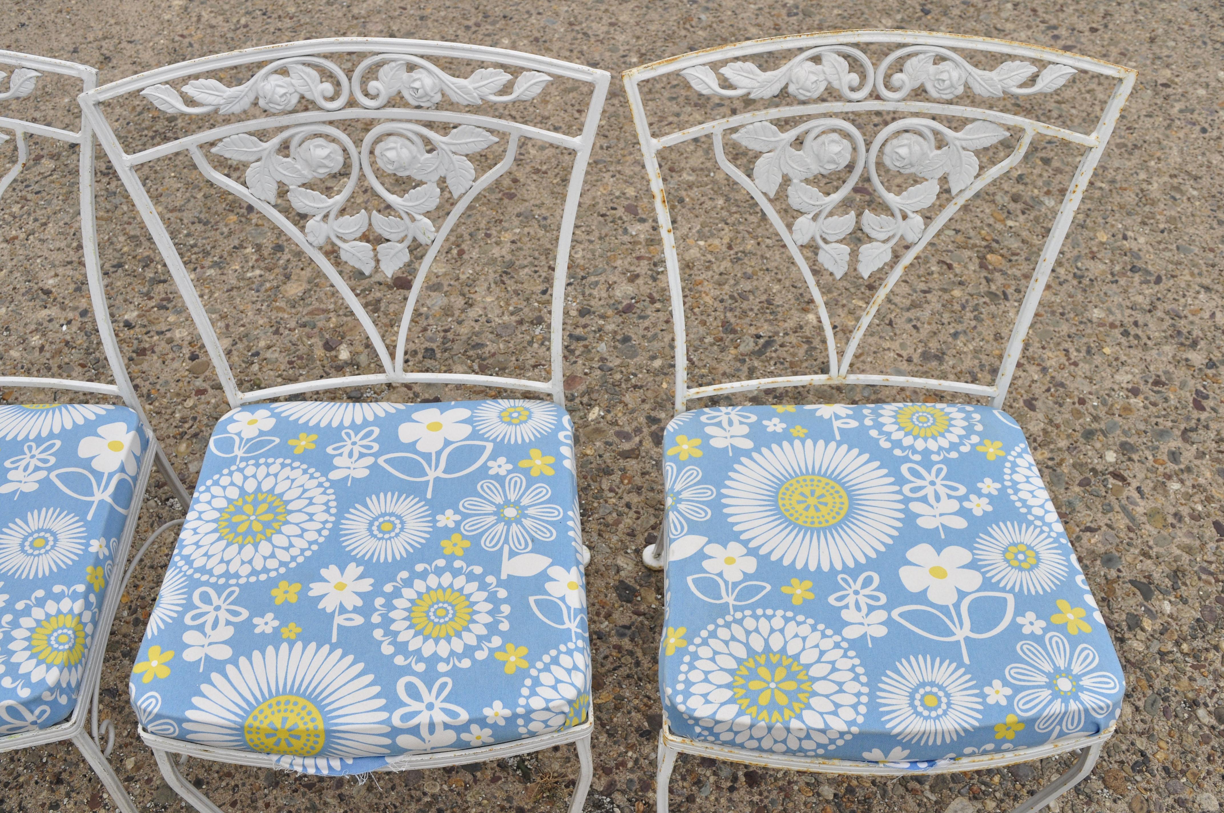 vintage wrought iron chairs