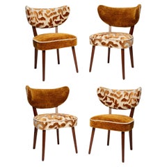 Four Vintola Studio Dining Chairs, Casamance Nimbus Fabric, Europe, Poland