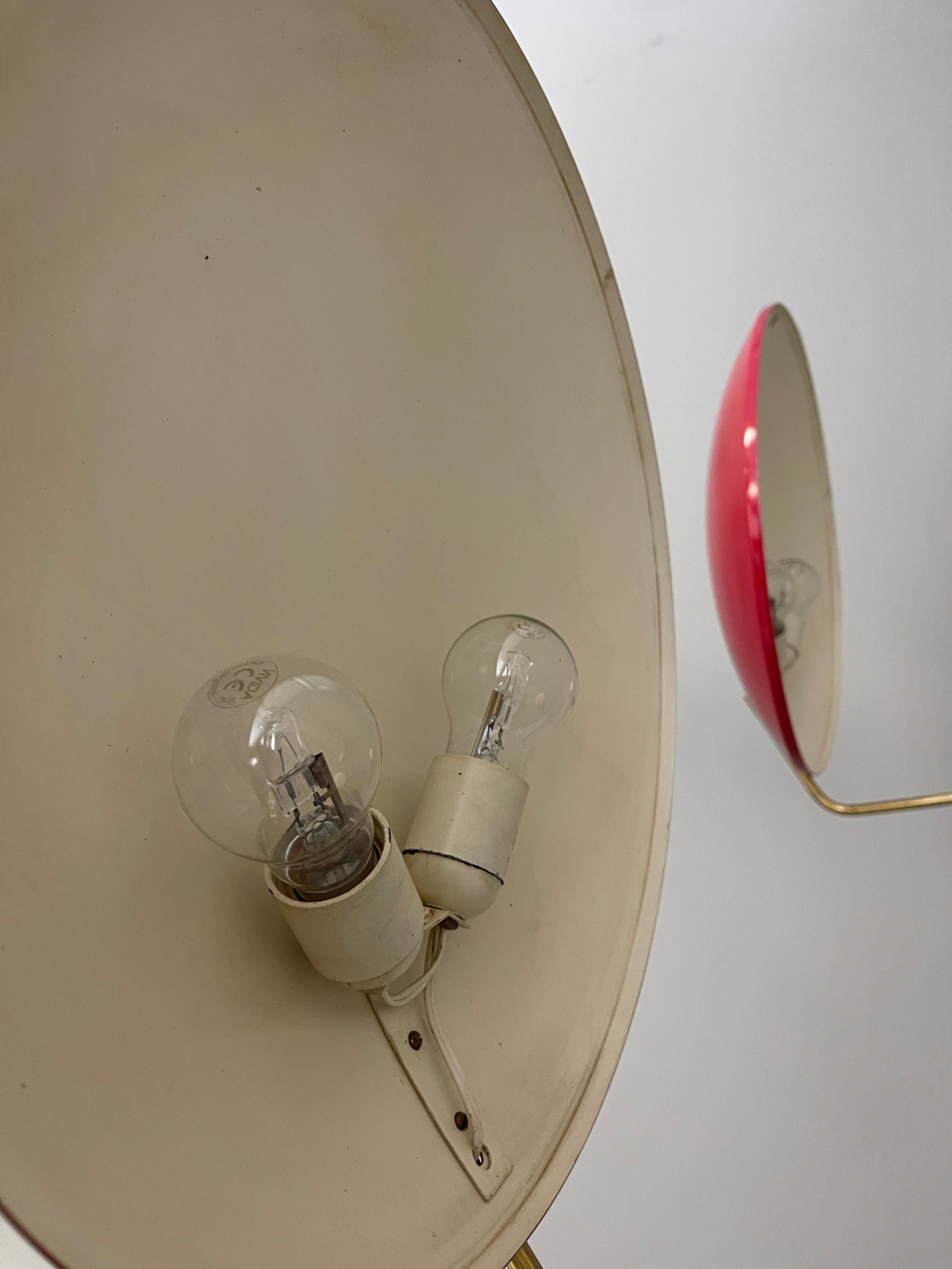 Four Wall Lamp Model 232 by Bruno Gatta for Stilnovo, 1960s 3