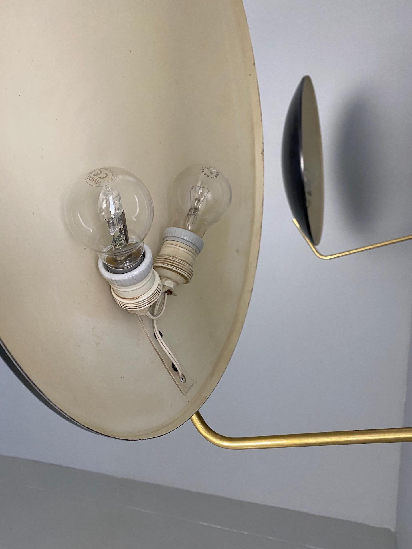 Mid-Century Modern Four Wall Lamp Model 232 by Bruno Gatta for Stilnovo, 1960s