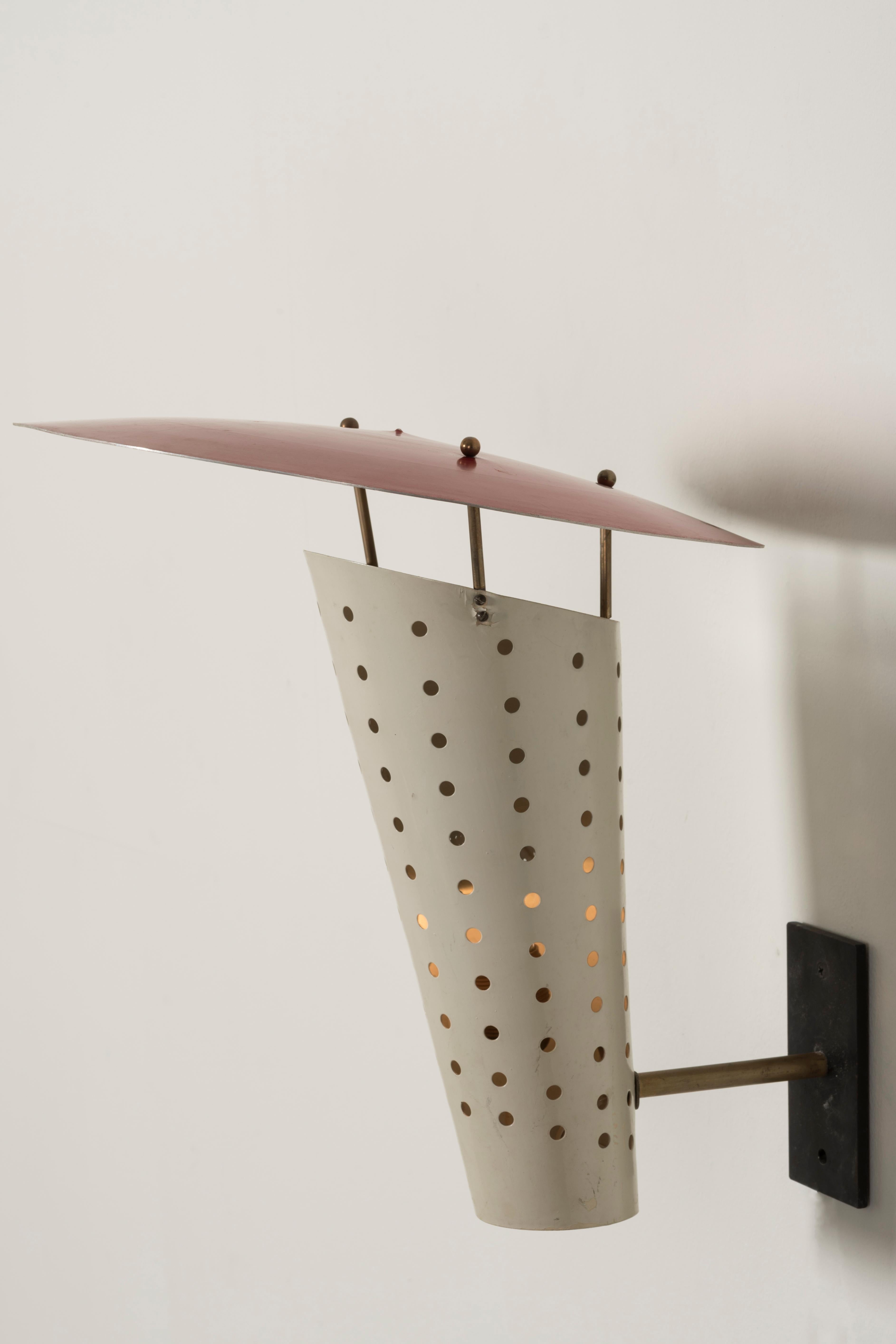Mid-Century Modern Wall Lamp by Jacques Biny