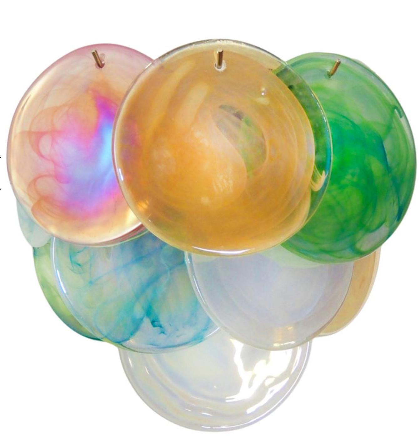 Cuatro apliques Discos de Murano en venta 7