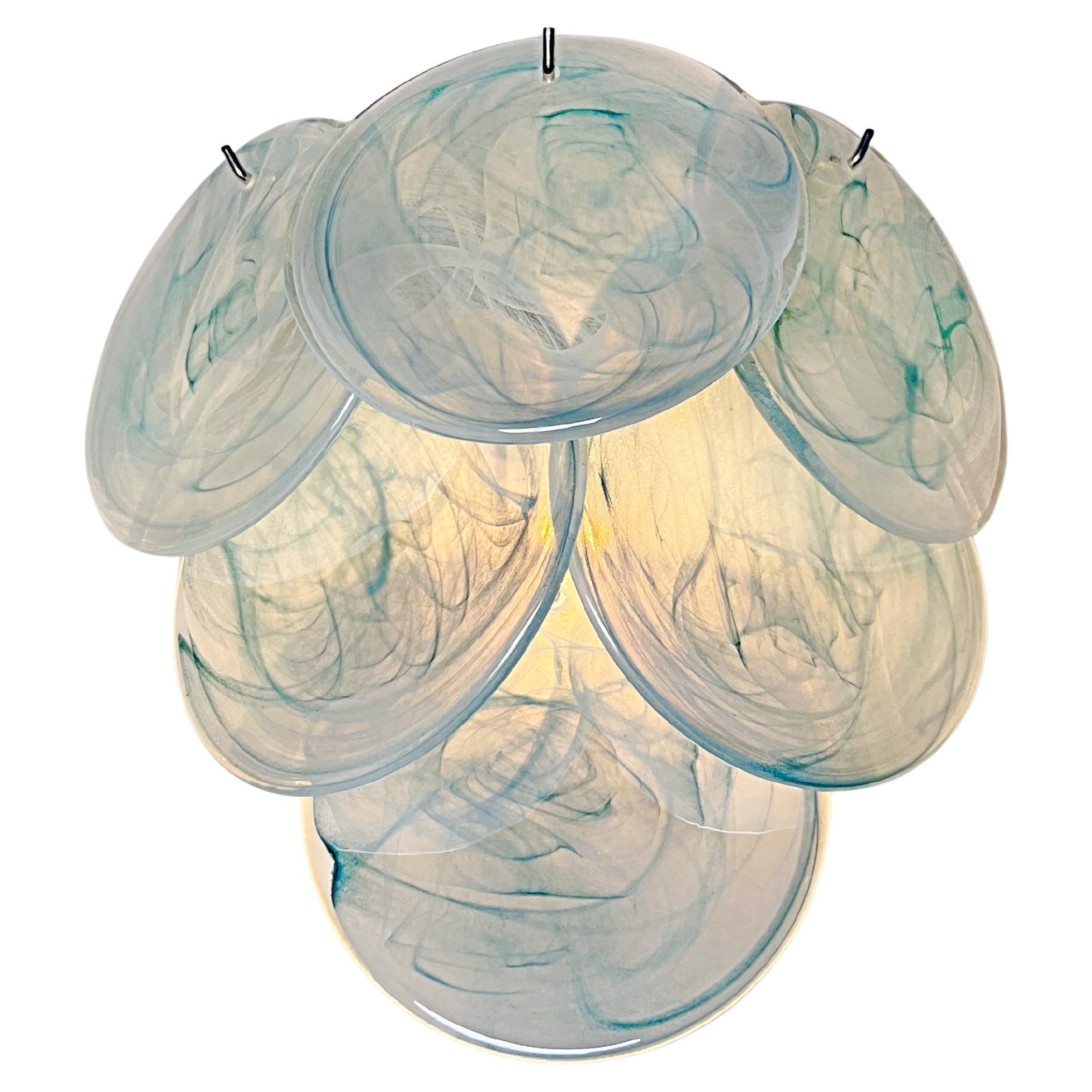 Cuatro apliques Discos de Murano Metal en venta