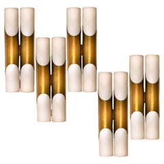 Four Wall Sconces or Wall Lights in the Style of RAAK Amsterdam, 1970
