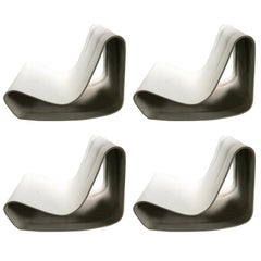 Four Willy Guhl "Loop" Chairs