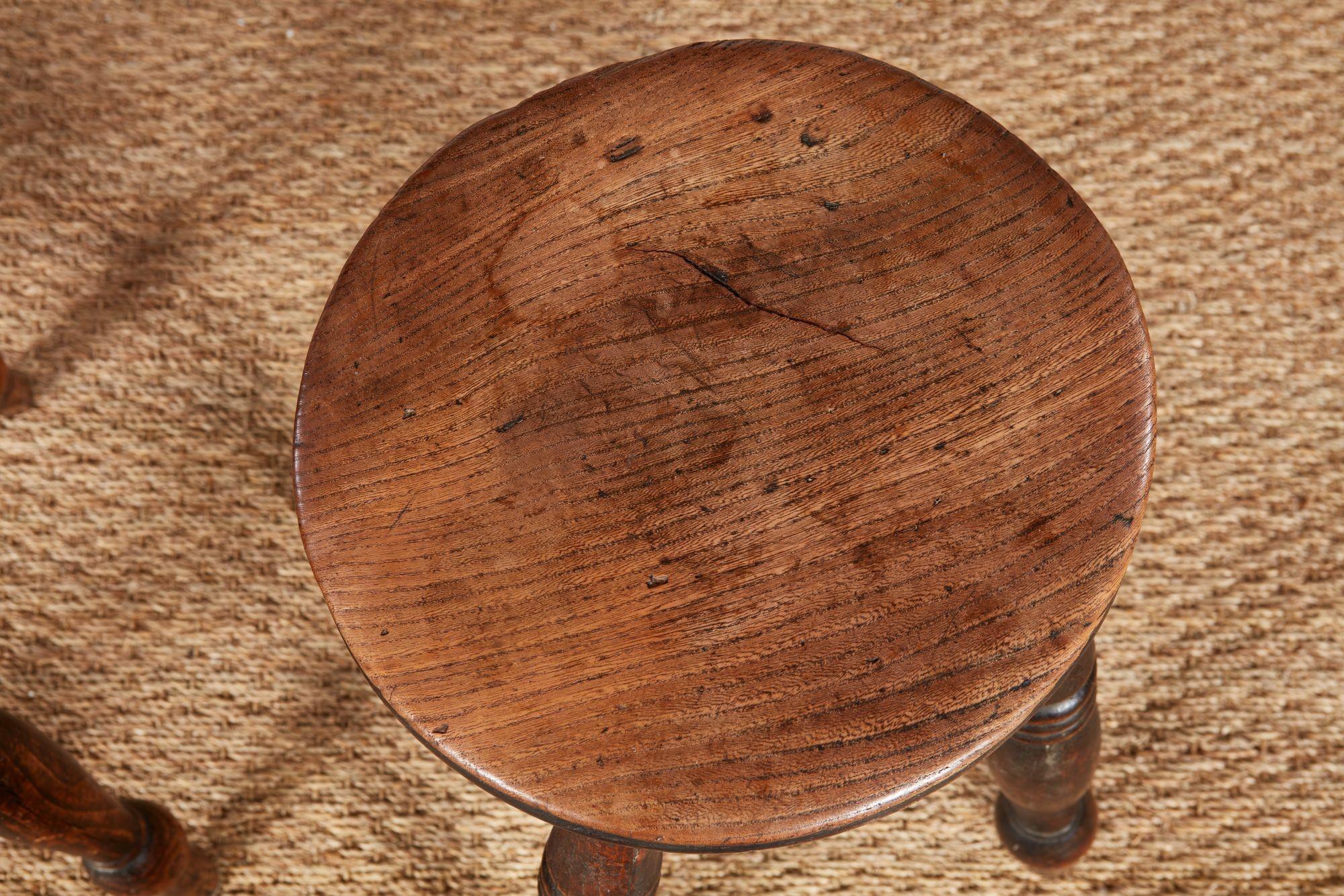 Four Windsor Dairy Stools For Sale 3