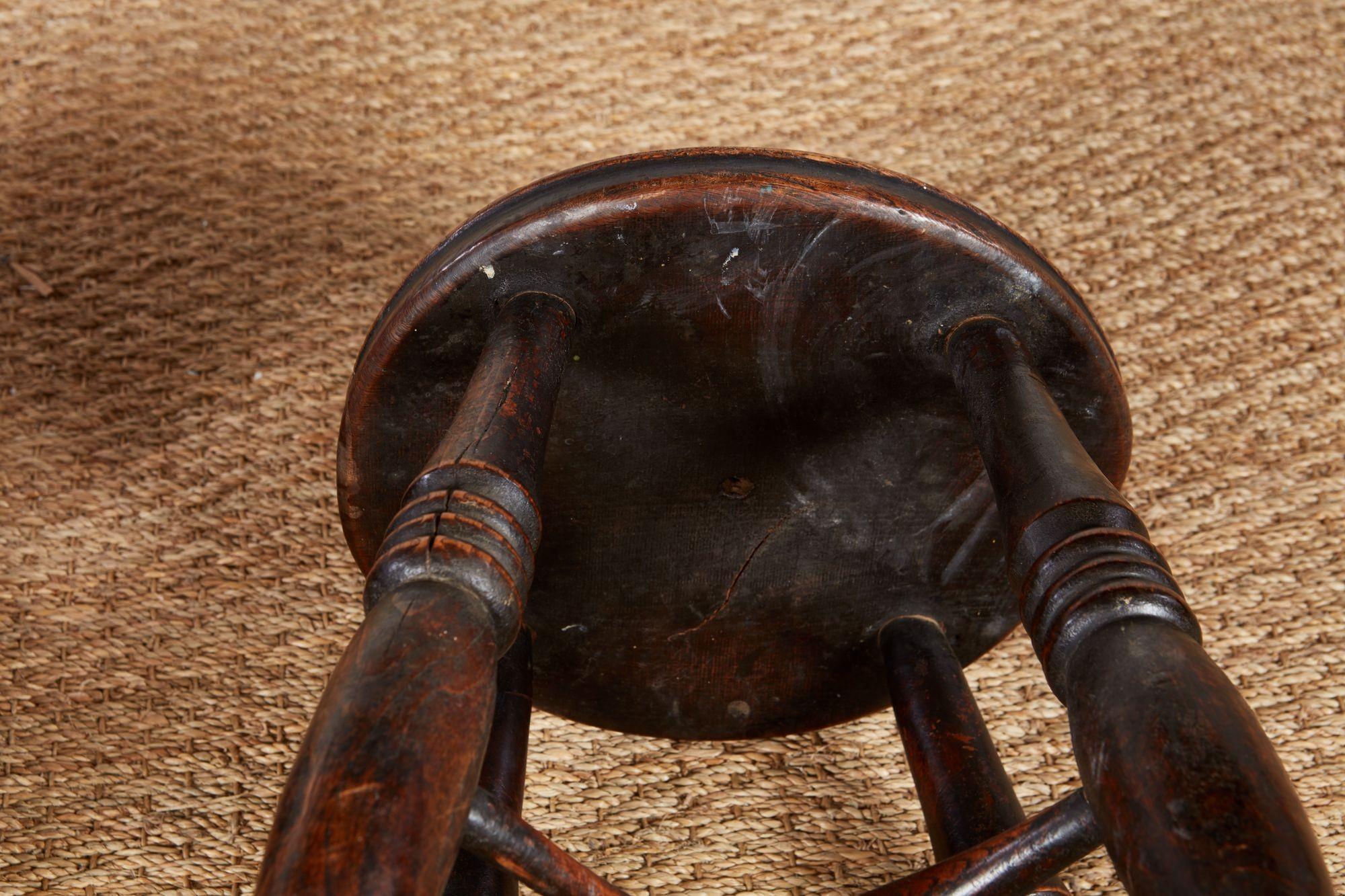Four Windsor Dairy Stools For Sale 6