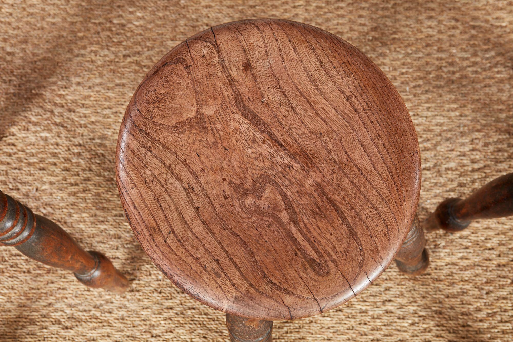Four Windsor Dairy Stools For Sale 2