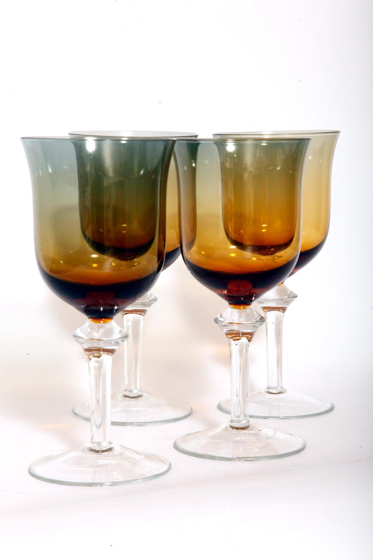 Polish Four Wine Glasses from the 