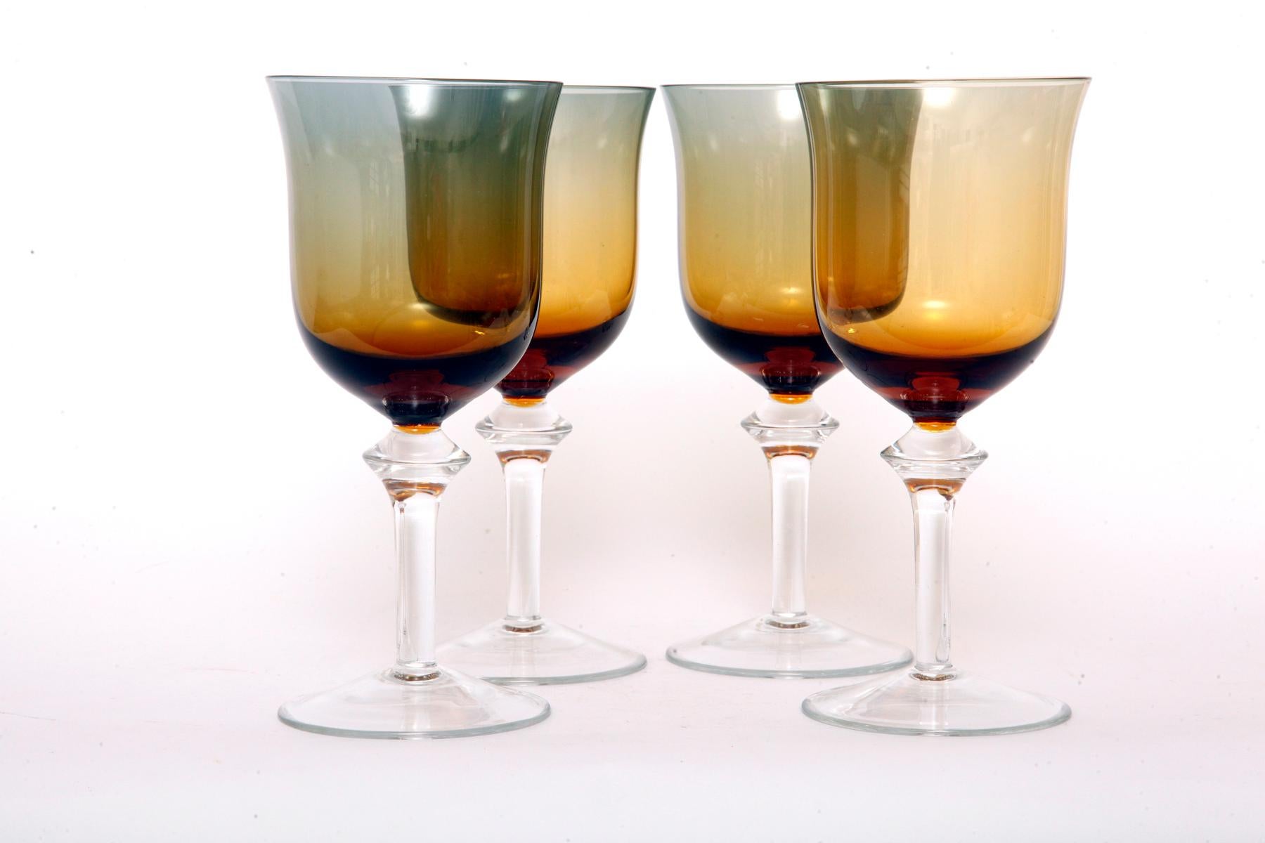 Four Wine Glasses from the 