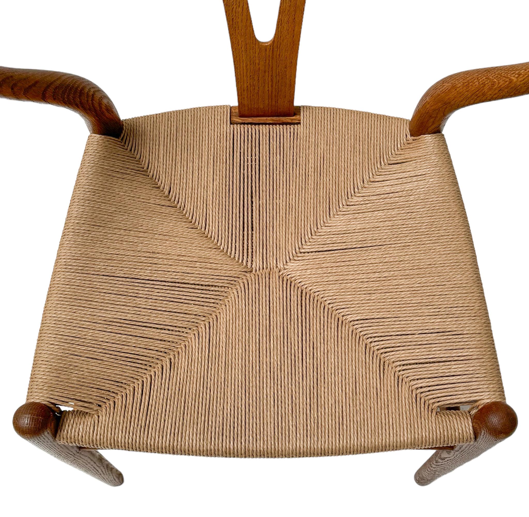 Four Wishbone CH 24 Chairs by Hans J Wegner for Carl Hansen & Søn, 1950s im Angebot 10