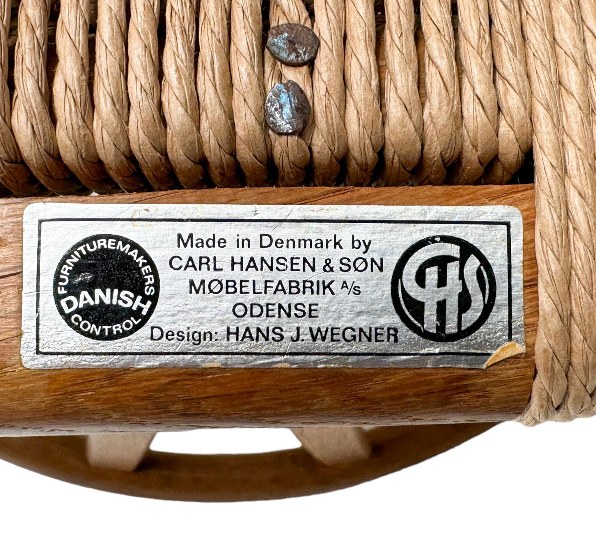 Four Wishbone CH 24 Chairs by Hans J Wegner for Carl Hansen & Søn, 1950s im Angebot 11