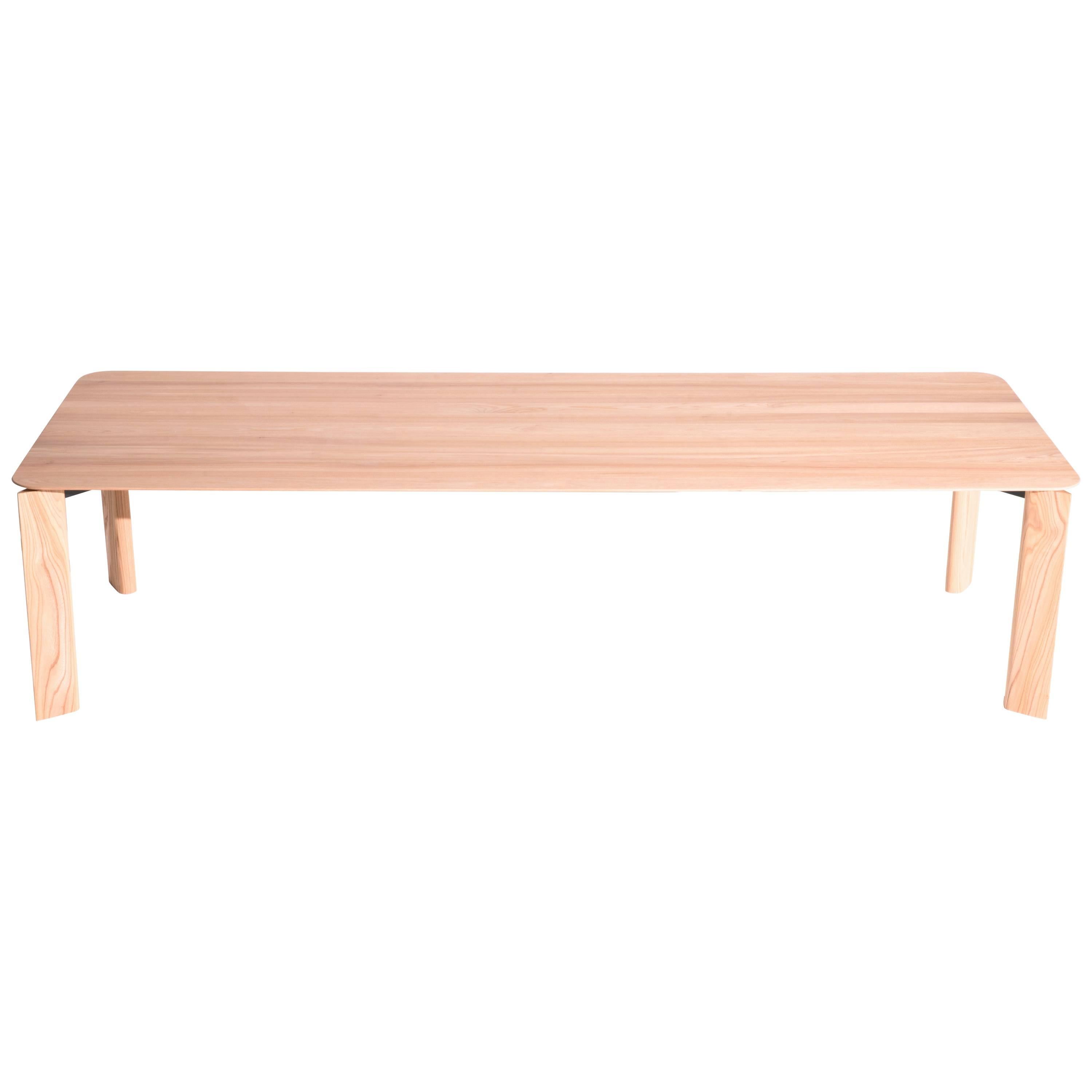 Fourdrops Rectangular Table with Wood Top by Oscar & Gabriele Buratti for Driade