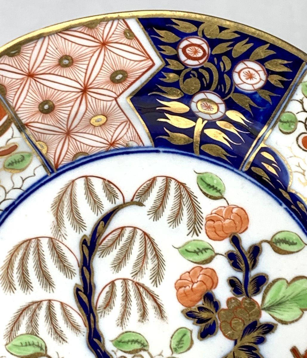 Set Fourteen Coalport Money Tree Porcelain Dishes Hand-Painted England C-1820 2