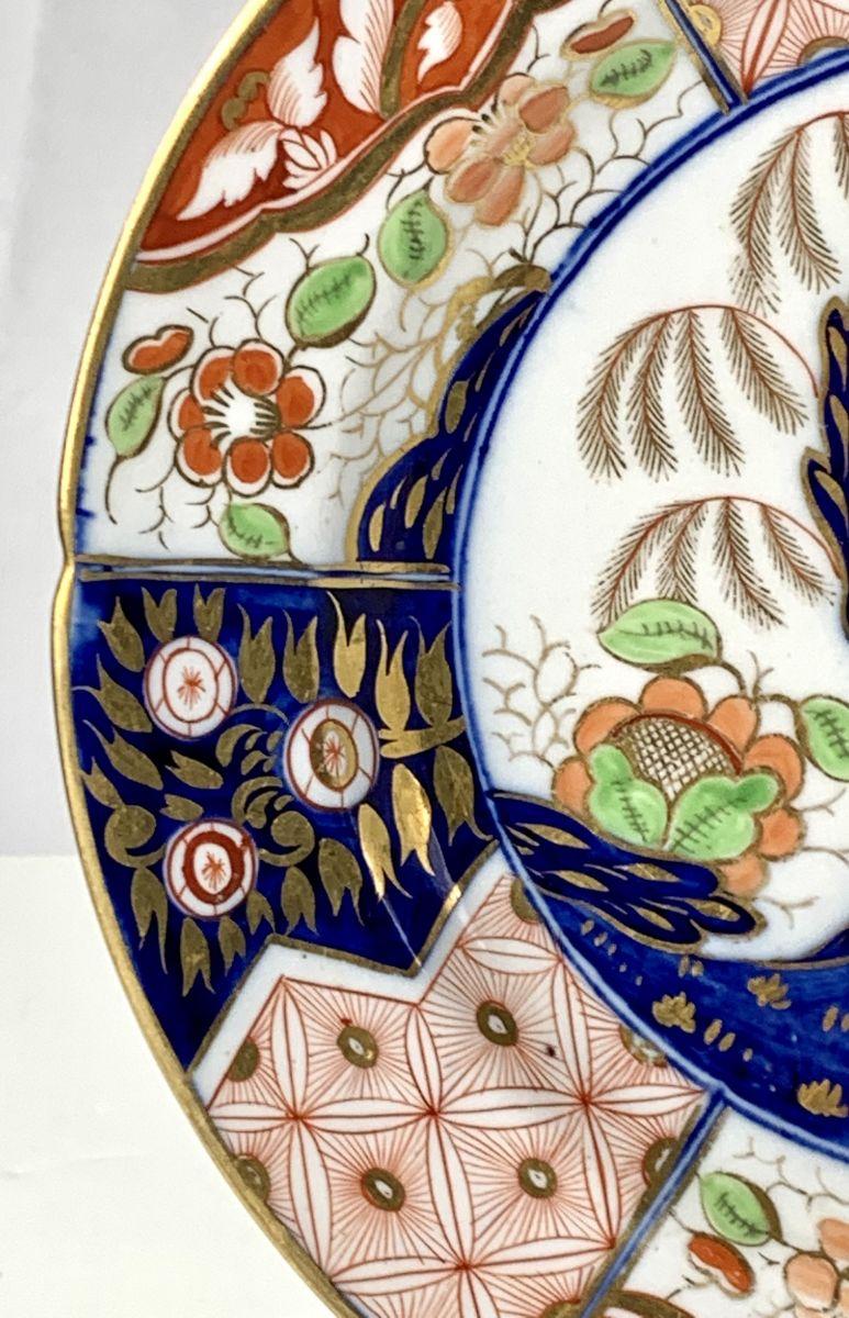 Set Fourteen Coalport Money Tree Porcelain Dishes Hand-Painted England C-1820 3