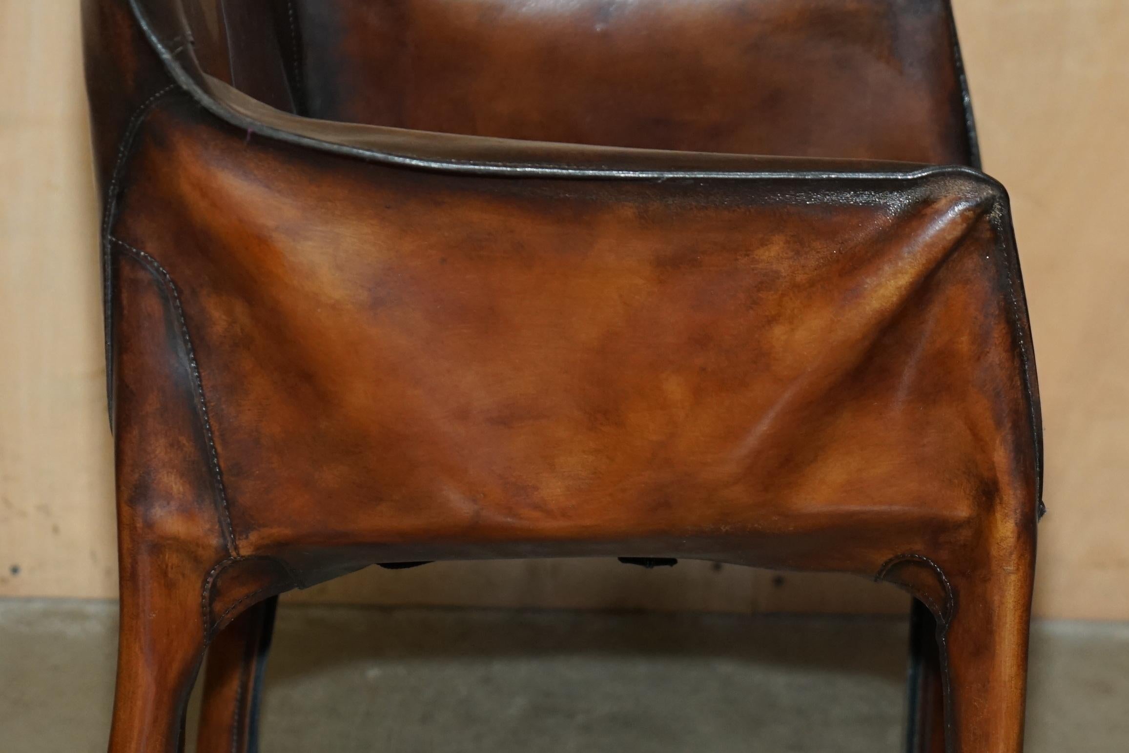 Quatorze chaises de salle à manger 14 rénovées de MARIO BELLINI pour MATTEO GRASSI CAB 412, 1977 en vente 4