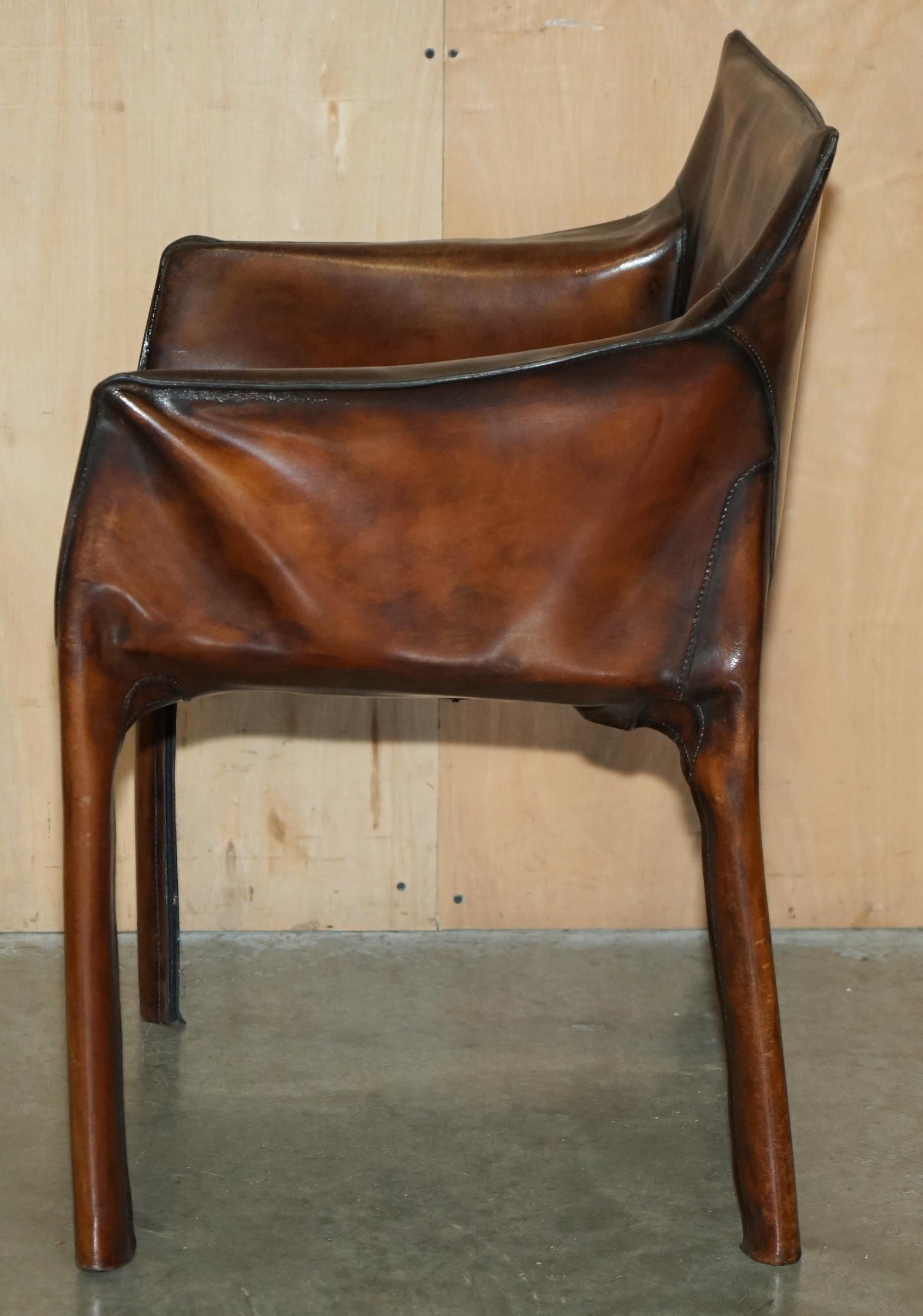 Quatorze chaises de salle à manger 14 rénovées de MARIO BELLINI pour MATTEO GRASSI CAB 412, 1977 en vente 7