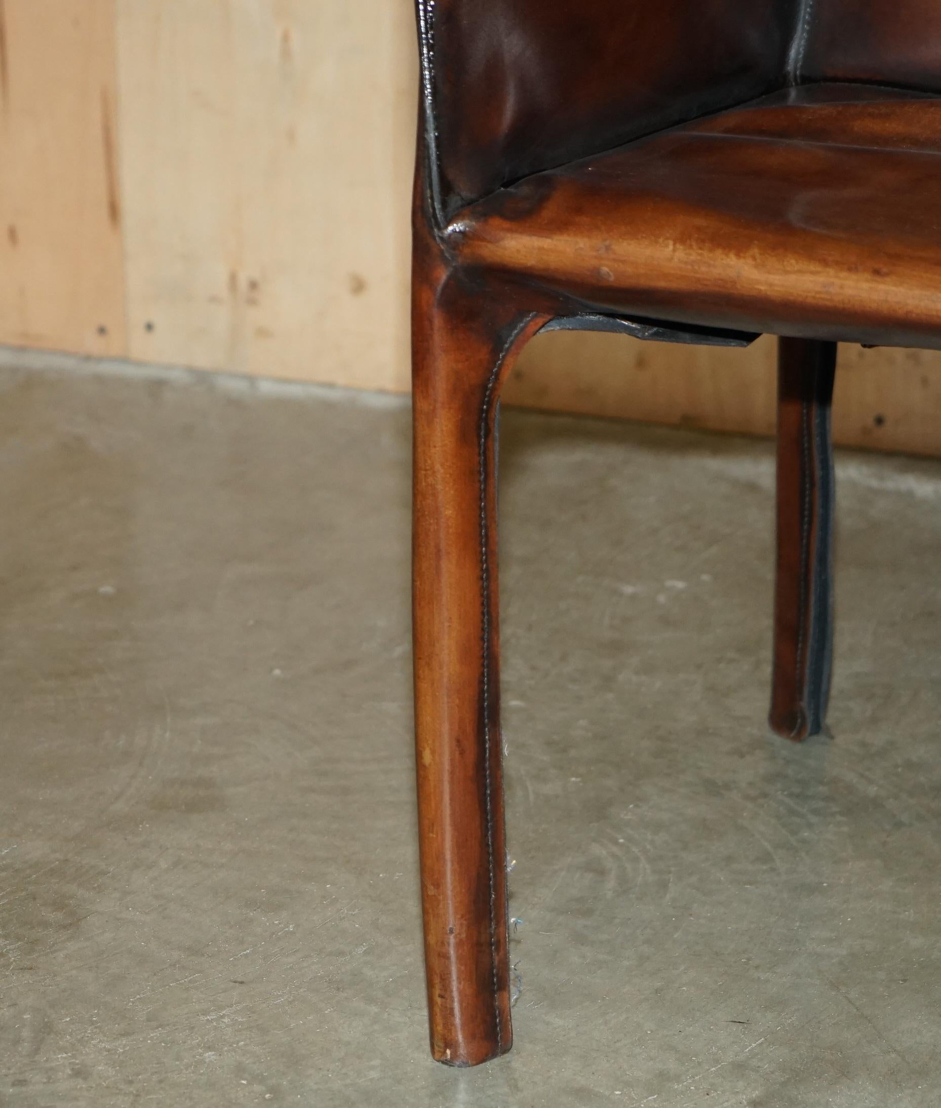 Quatorze chaises de salle à manger 14 rénovées de MARIO BELLINI pour MATTEO GRASSI CAB 412, 1977 en vente 1