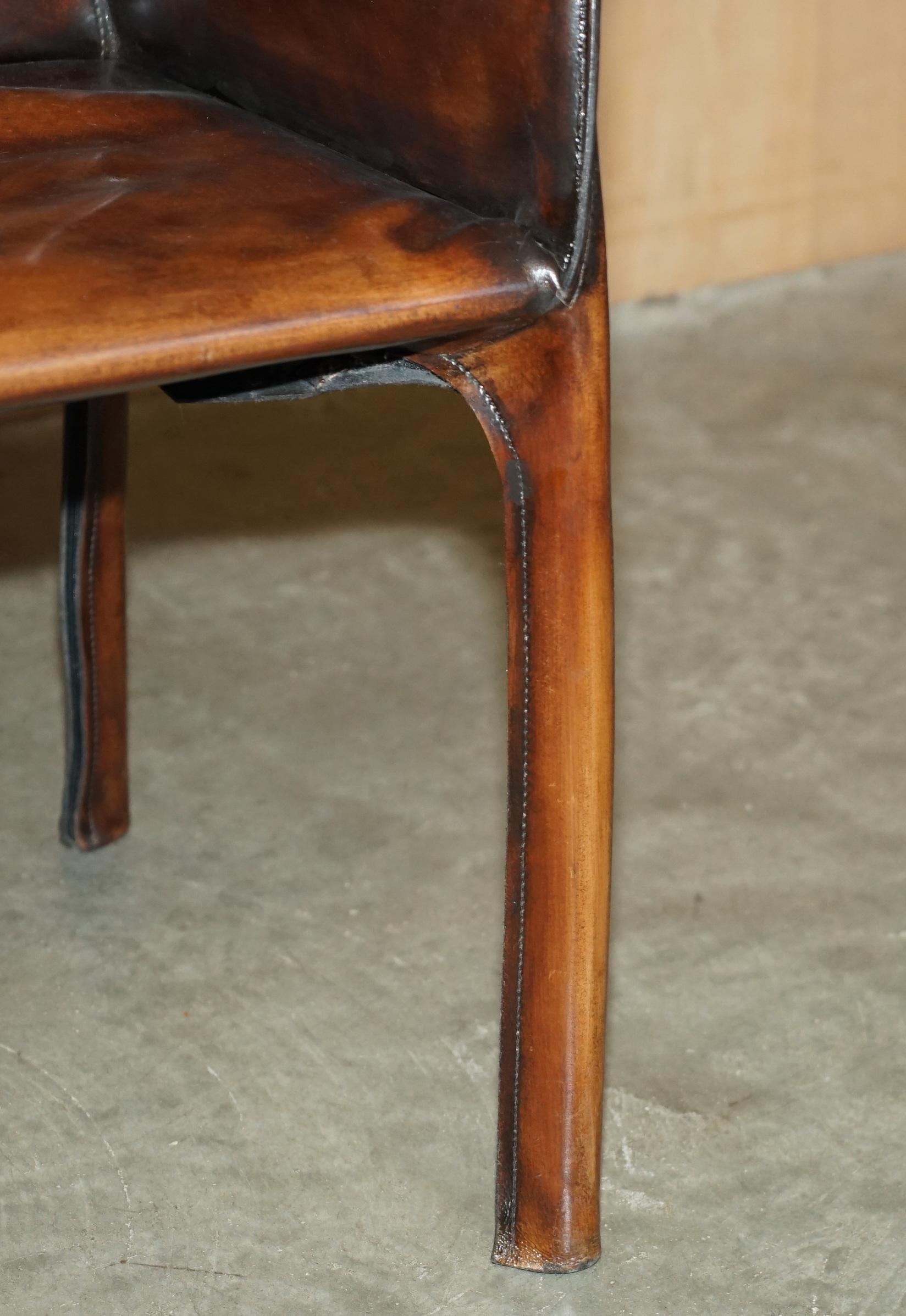 Quatorze chaises de salle à manger 14 rénovées de MARIO BELLINI pour MATTEO GRASSI CAB 412, 1977 en vente 2