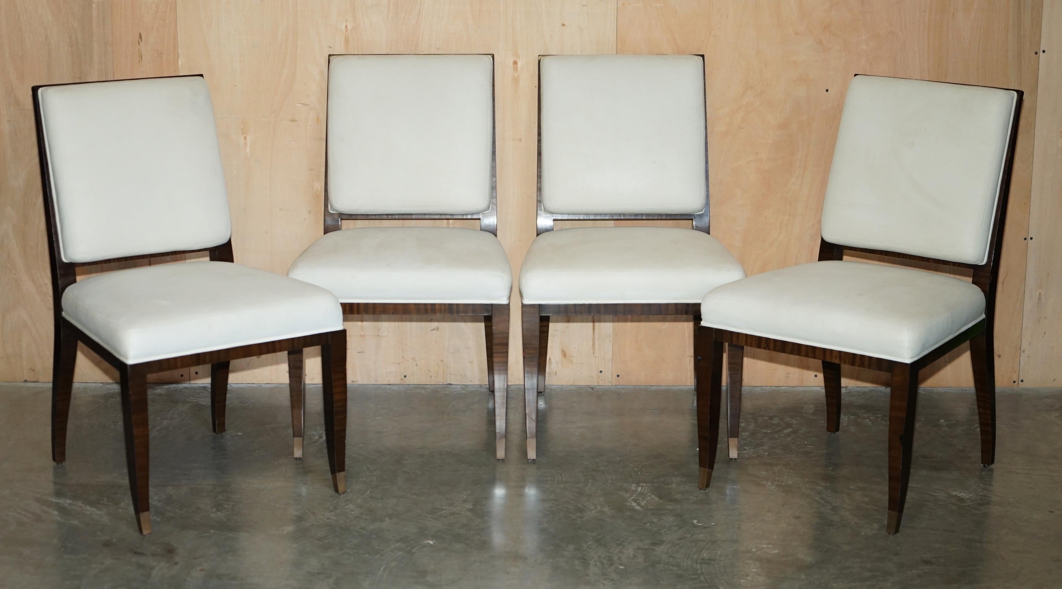 Casa Reale Antiquariato

The Royal House Antiques è lieta di offrire in vendita questa suite di quattro sedie da pranzo Aubusson completamente timbrate ed etichettate, William Switzer & Associates, Made in Canada, Lucian Rollin Collection numero di