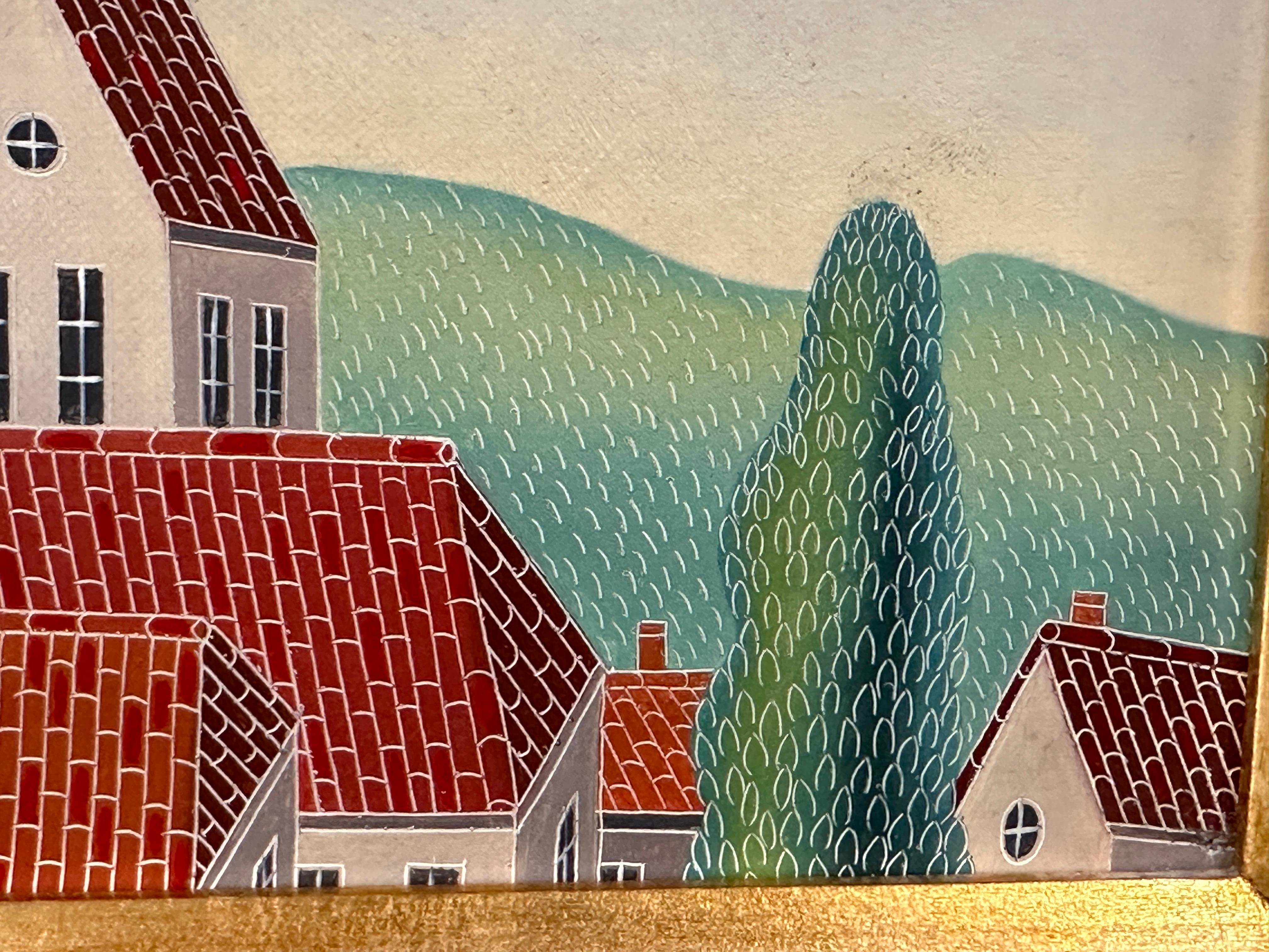 Foussa Itaya Realist City Scene For Sale 1