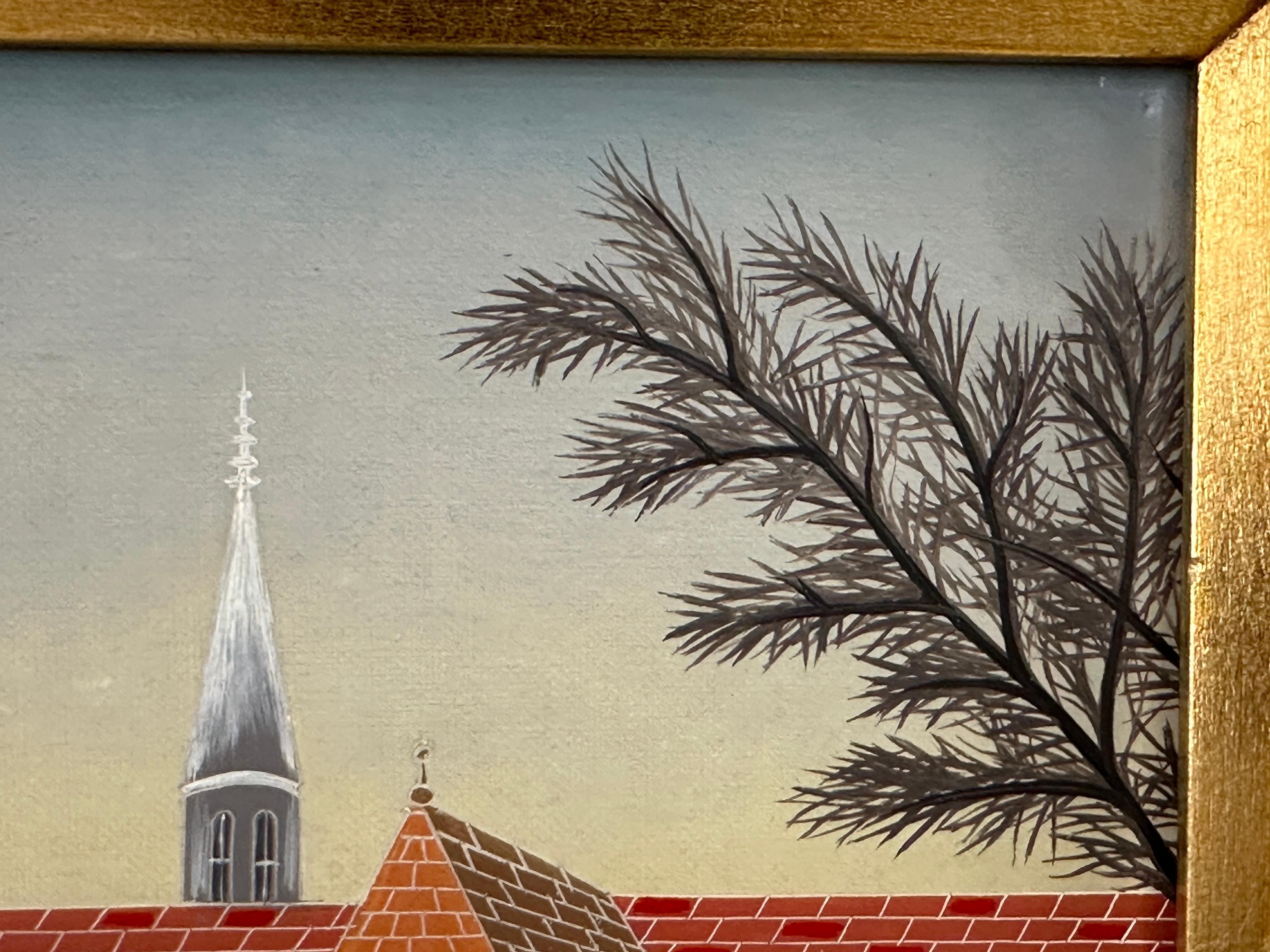 Foussa Itaya Surreal City Scene For Sale 5