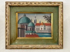 Foussa Itaya Scena di città surreale