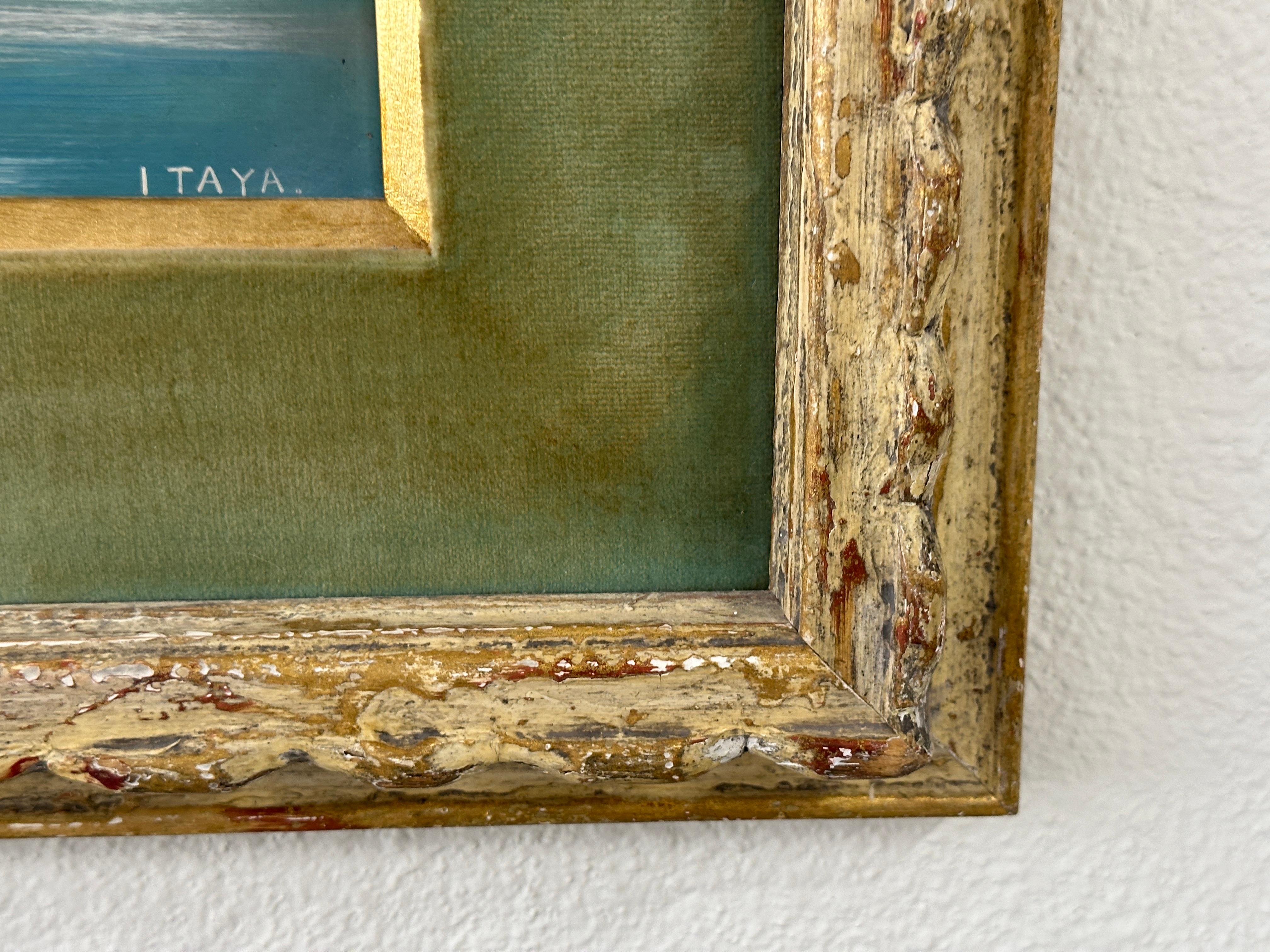 Foussa Itaya Surreal City Scene In Good Condition For Sale In Palm Springs, CA