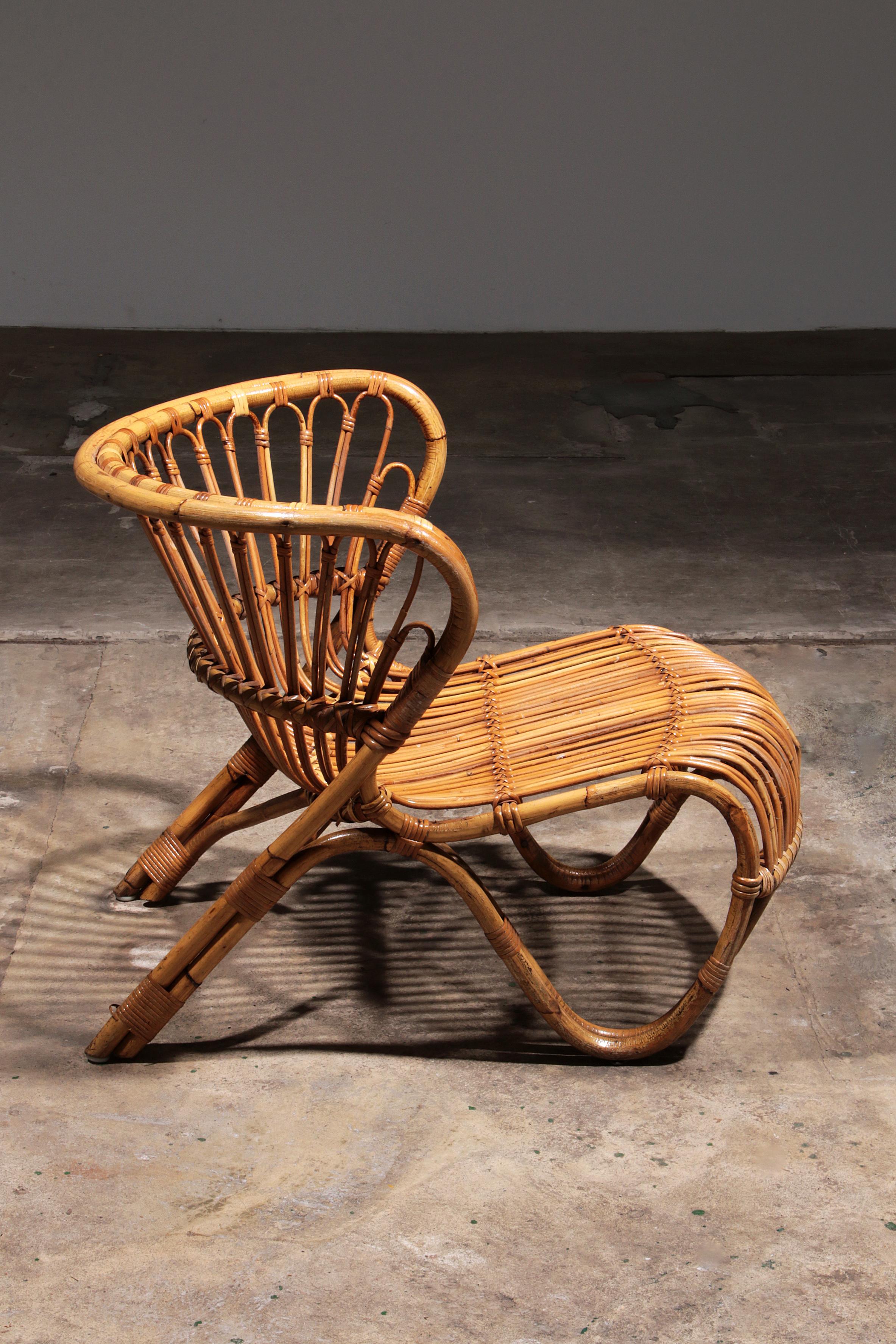 Bamboo Fox Chair by Viggo Boesen - Iconic 1960 Danish Design