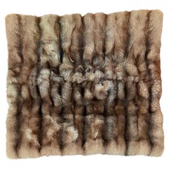 Fox Fur Throw, Silk Lined